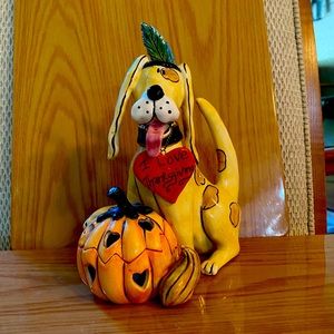 Blue Sky Ceramic I Love Thanksgiving